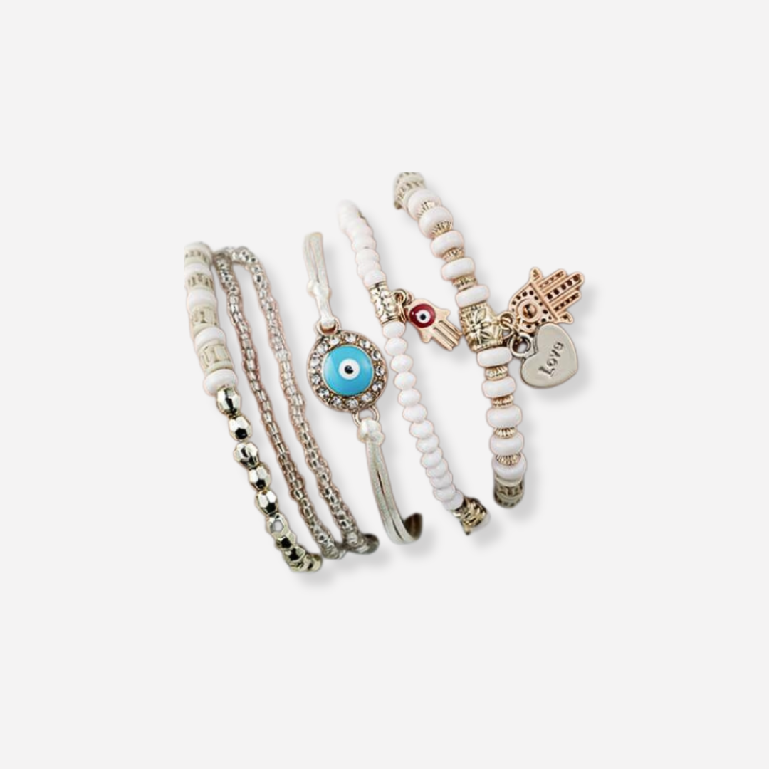 Hamsa™ | Lot de bracelets protection & style