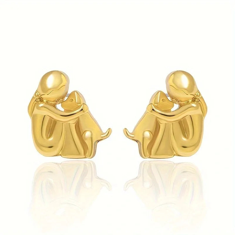NOA | BOUCLES D'OREILLES EN ÉTREINTE DE CHIEN