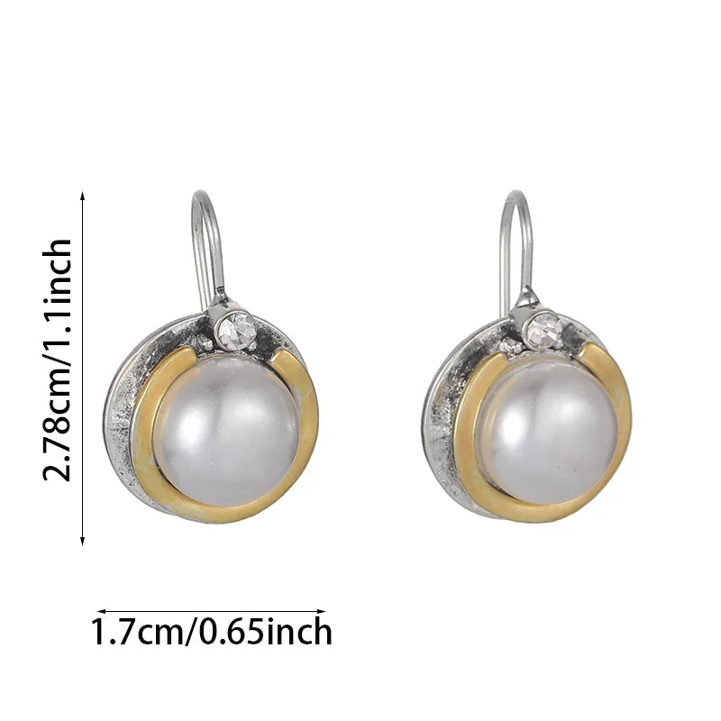 Alba™ | Boucles d’oreilles en acier avec perle