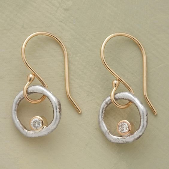 Éva™ | Boucles zircon bicolores