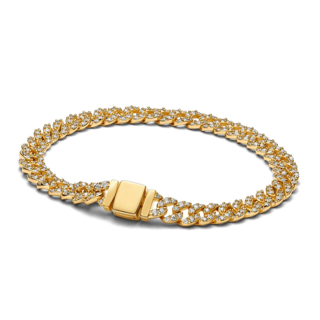 Bracelet en Moissanite Cubain