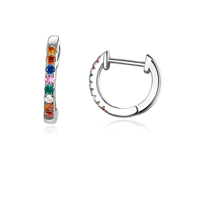 CRYSTAL™ | Boucles d’Oreilles Clous avec Zircon