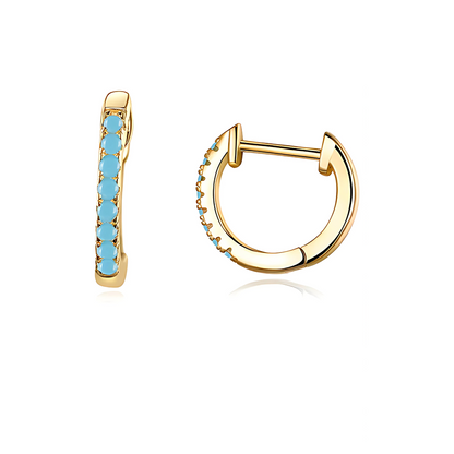 CRYSTAL™ | Boucles d’Oreilles Clous avec Zircon