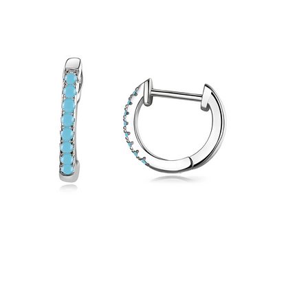 CRYSTAL™ | Boucles d’Oreilles Clous avec Zircon