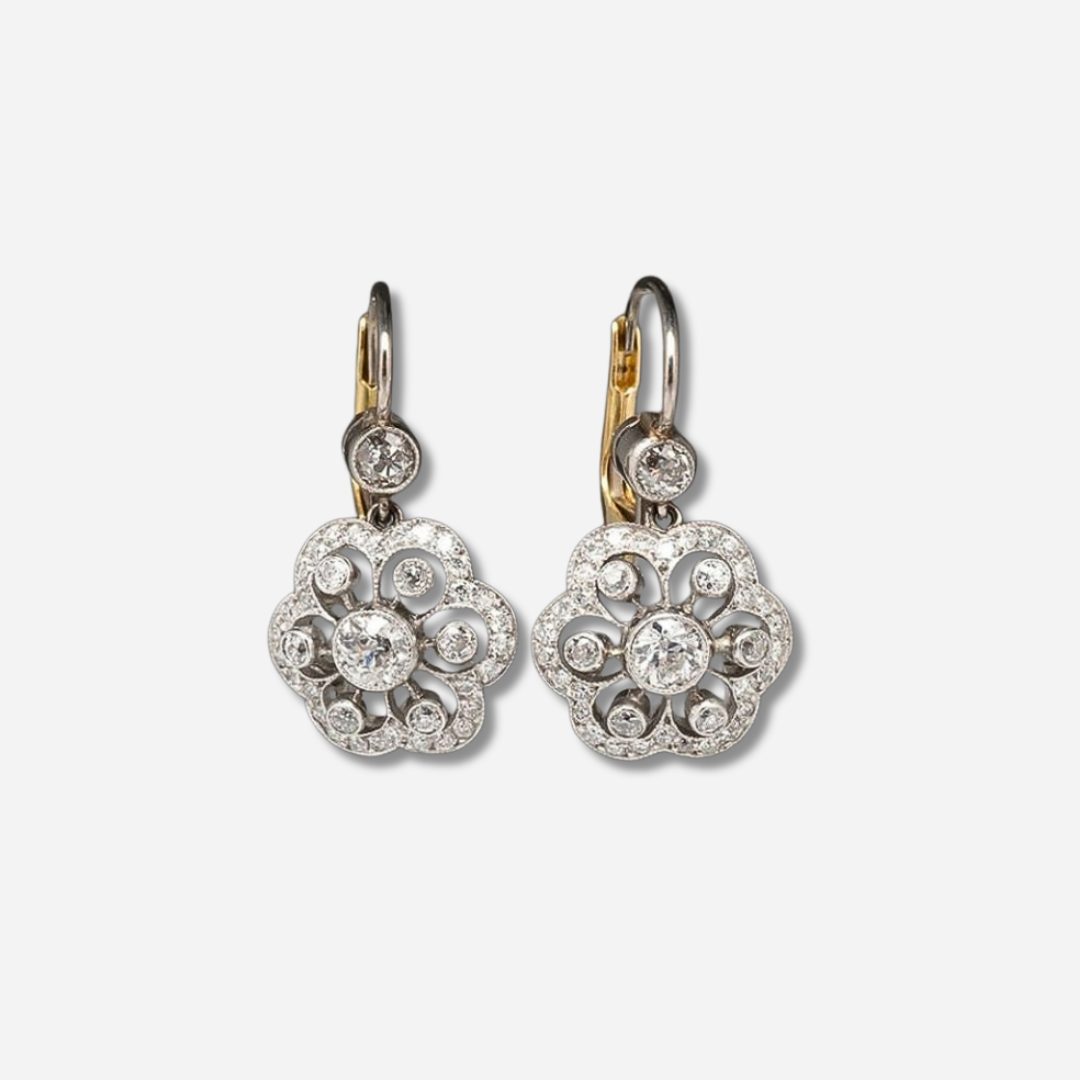 Mandala™ | Boucles d’oreilles vintage en cristal