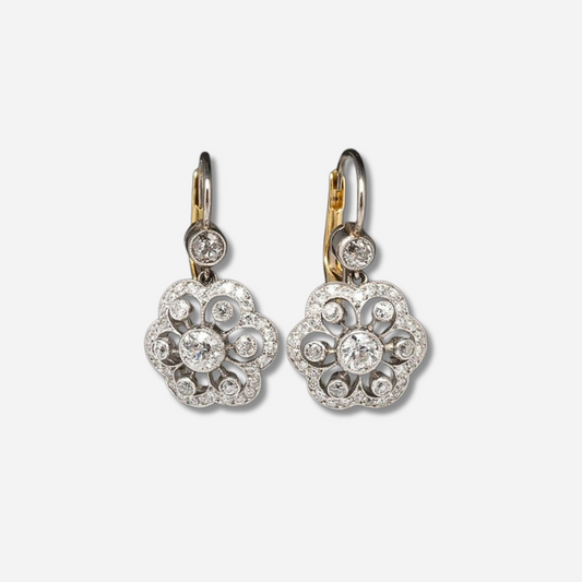 Mandala™ | Boucles d’oreilles vintage en cristal