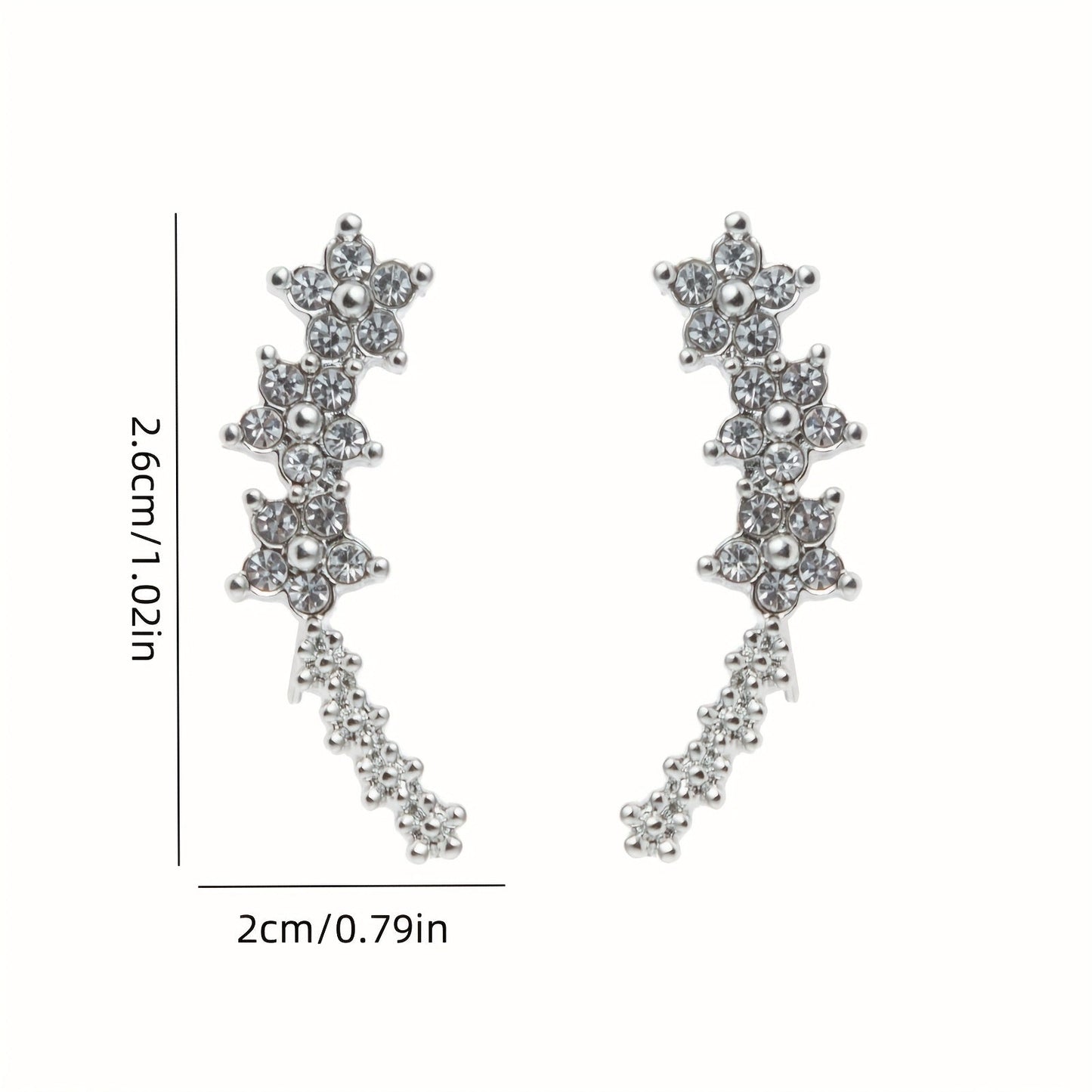 Des boucles d'oreilles fleuries intemporelles