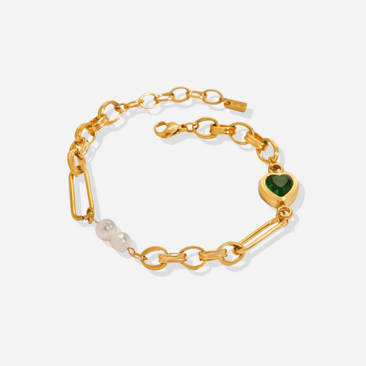 Maddison™ | Bracelet maillons & perles élégantes