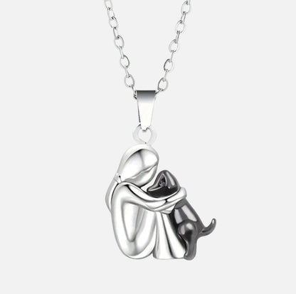 Elin - Collier avec pendentif en forme de chien