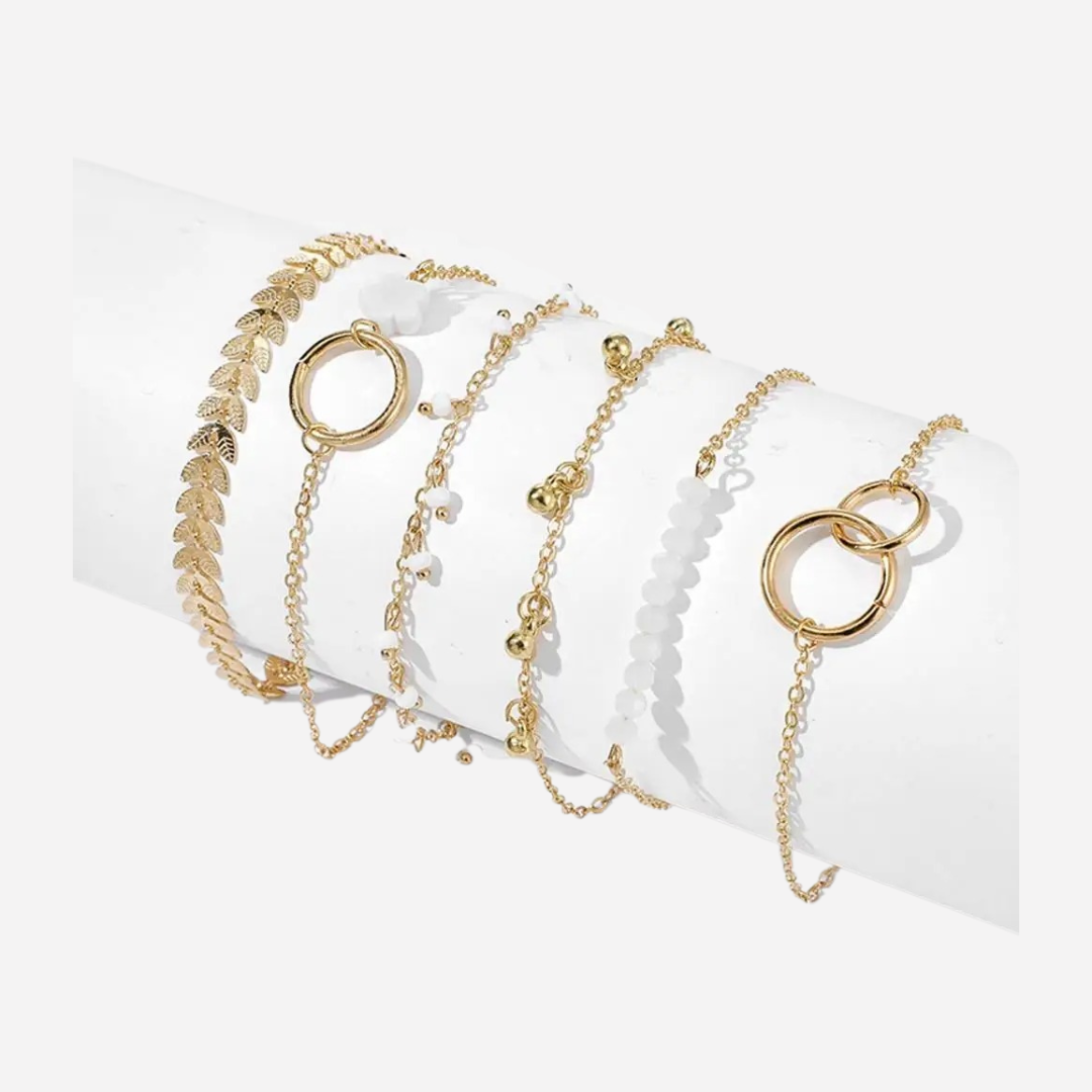 Soléa™ | Coffret de bracelets bohèmes dorés
