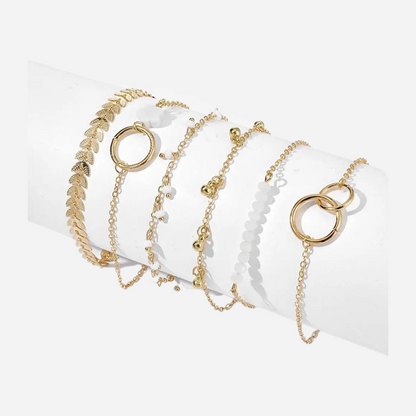 Soléa™ | Coffret de bracelets bohèmes dorés
