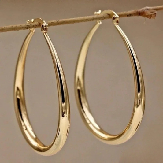 Boucles d'oreilles Élégance en Or
