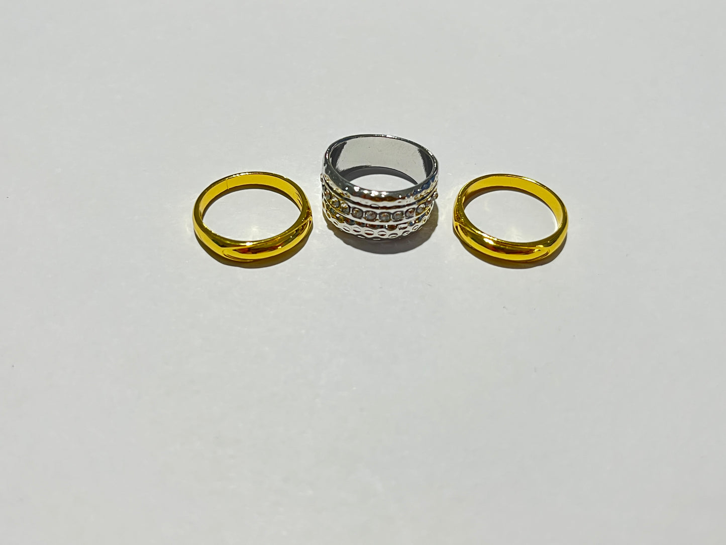 Bague Structurée Dorée™ – Volume Vintage