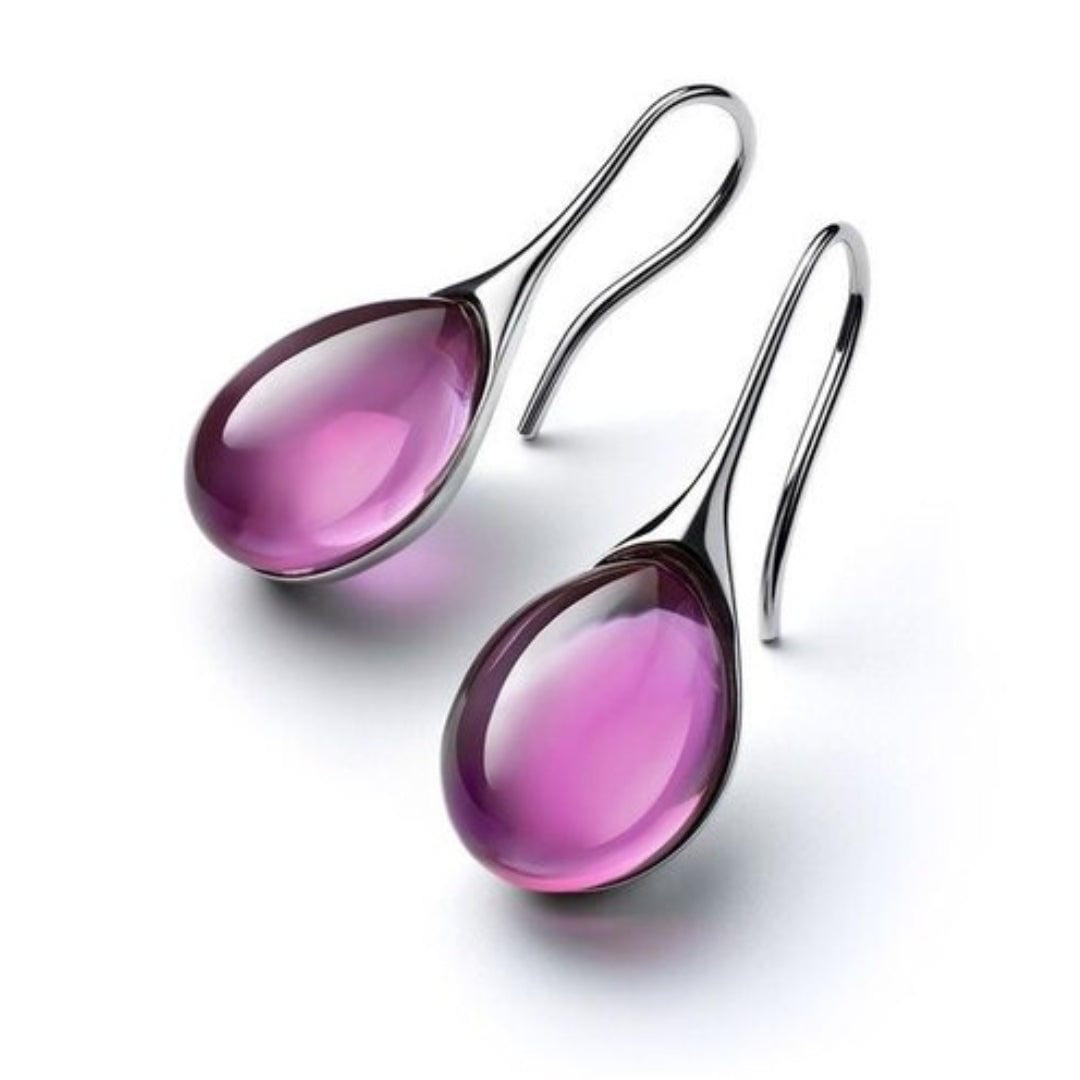Créoles Minimalistes en Cristal