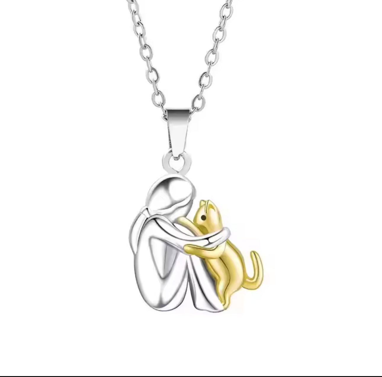 Elin - Collier avec pendentif en forme de chien