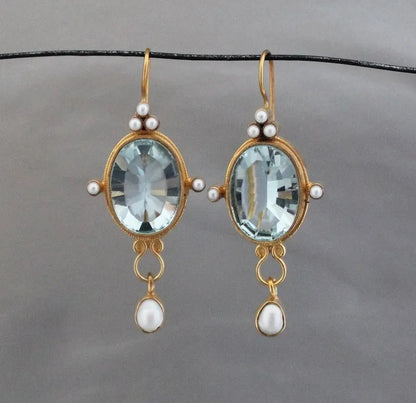 Maylin™ | Boucles d’oreilles vintage avec perle