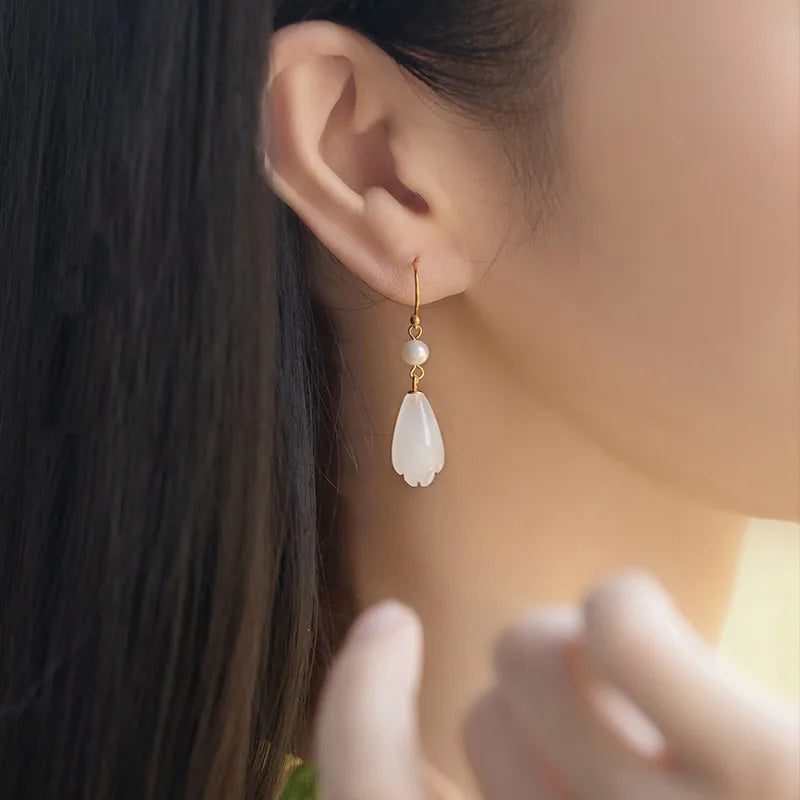 Magnolia™ | Boucles d’oreilles élégantes en forme de fleur