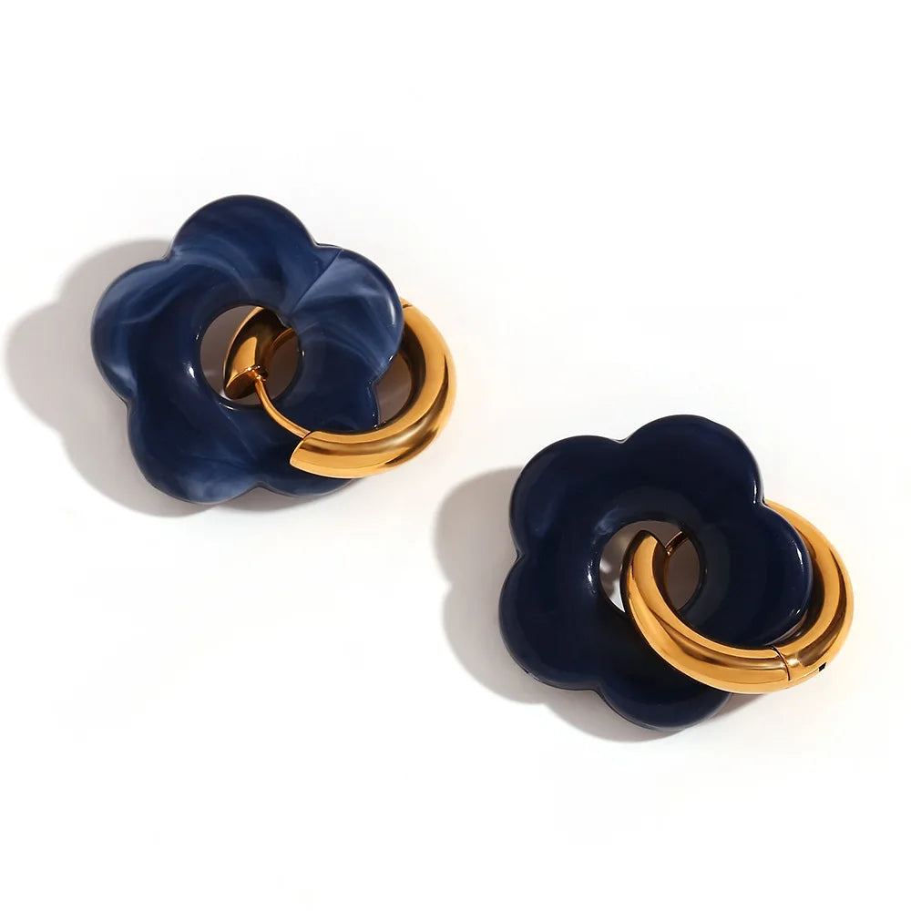 ZARA™ | Boucles d’Oreilles Fleur Tendance
