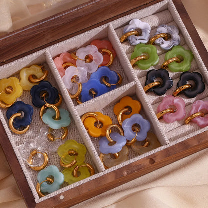 ZARA™ | Boucles d’Oreilles Fleur Tendance