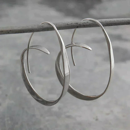Boucles d’Oreilles Raffinées en Spirale