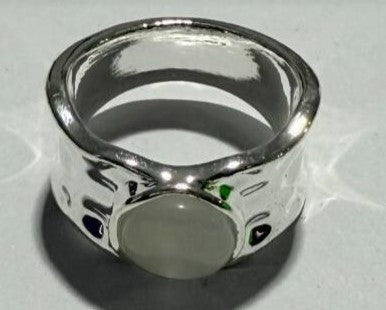 Bague Boho Ornée d’une Pierre de Lune