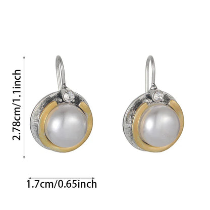 Alba™ | Boucles d’oreilles en acier avec perle