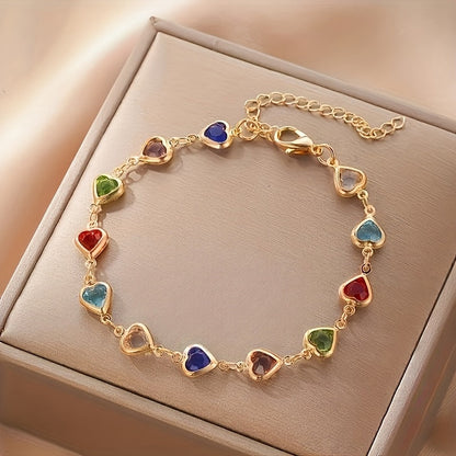 Bracelet unique en forme de cœur