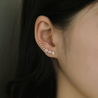 Boucles d'oreilles florales intemporelles