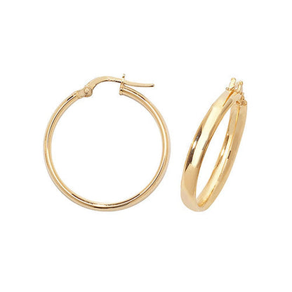 Boucles d'oreilles en or éclatant, larges et raffinées