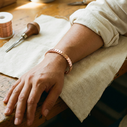 Bracelet en cuivre Tide de Marguax