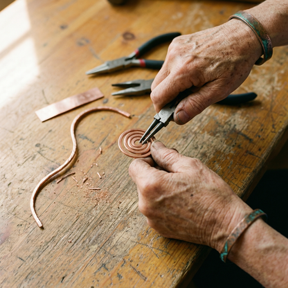 Bracelet de cheville en cuivre Marguax