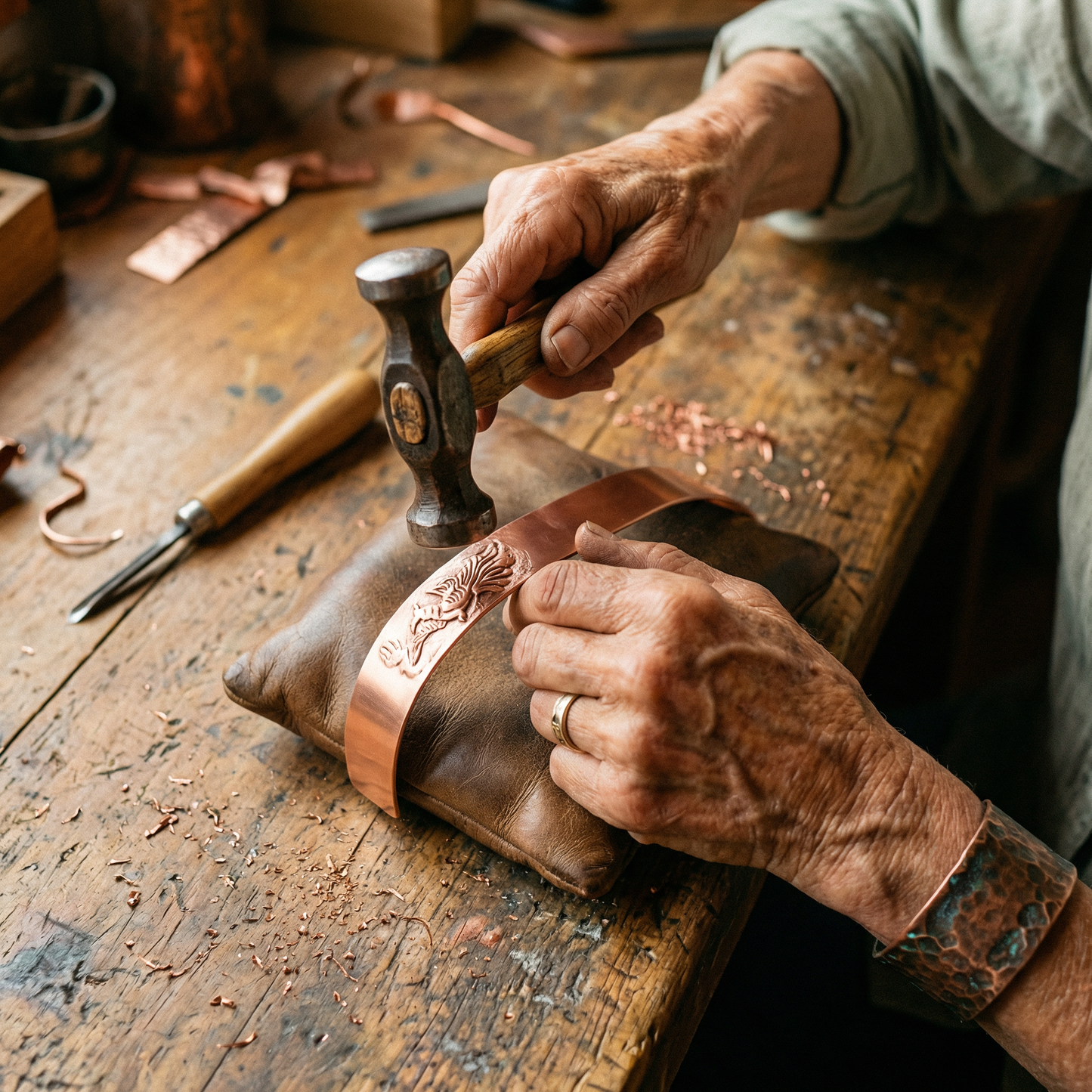 Bracelet en cuivre Marguax's Loam