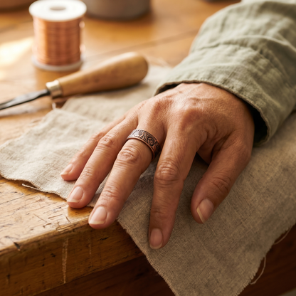 Bague en cuivre Marguax