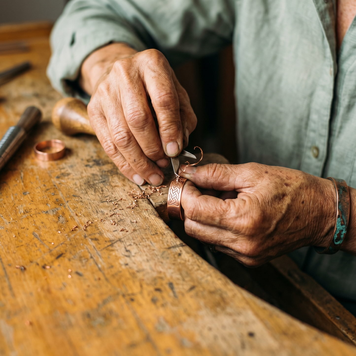 Bague en cuivre Marguax