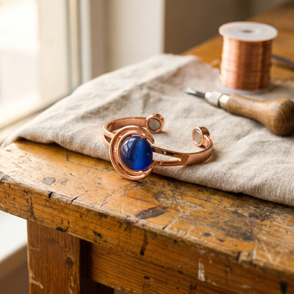 Bracelet en cuivre de la sphère Marguax