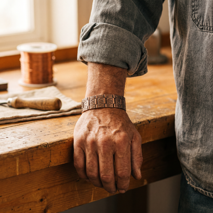 Bracelet en cuivre pour homme par Marguax