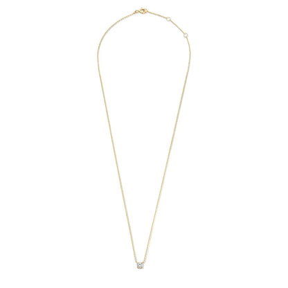 Collier avec Pierre de Moisanite Cléa | Or