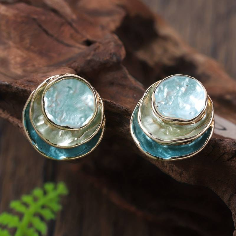 Sanaé™ | Boucles rondes peintes main