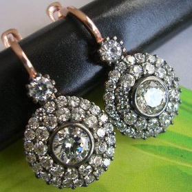 Boucles d’Oreilles Raffinées Vintage Mandala Ornées de Zircons