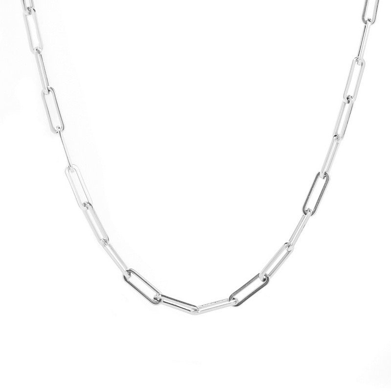 Ledia™ | Collier Maille Paperclip