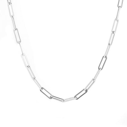 Ledia™ | Collier Maille Paperclip