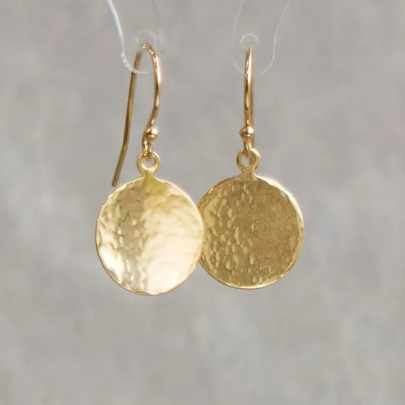 Solène™ | Boucles d’oreilles vintage dorées