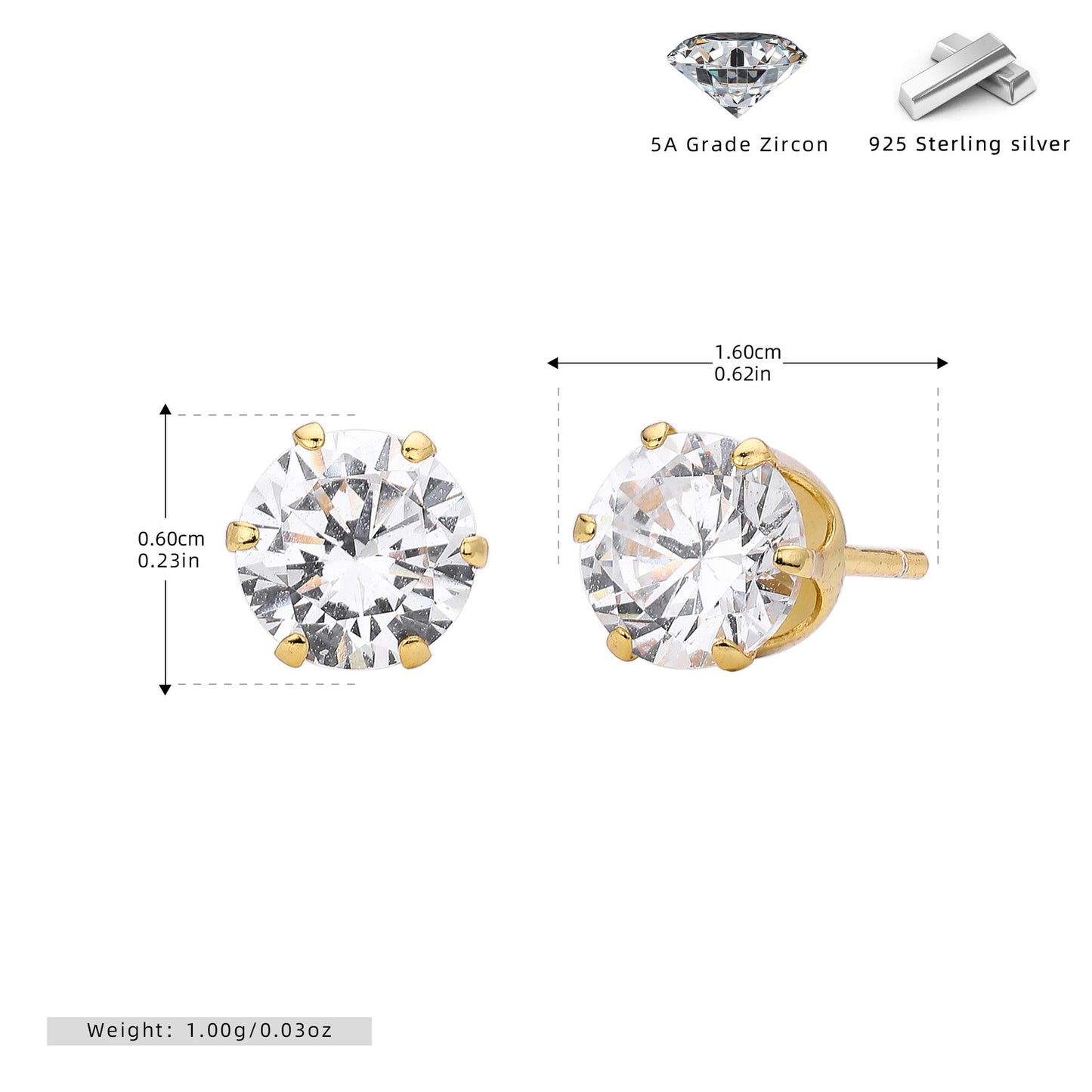Boucles d'oreilles Tera | Or