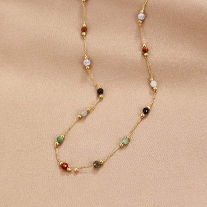 Collier minimaliste avec pierre