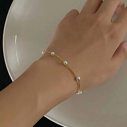 Franky™ | Bracelet élégant en perles naturelles