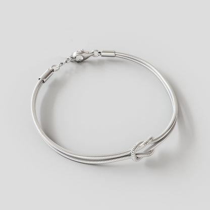 Bracelet infini 1+1