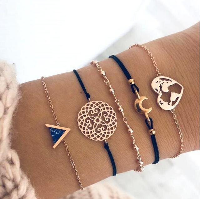 Ensemble Exclusif de 5 Bracelets Premium